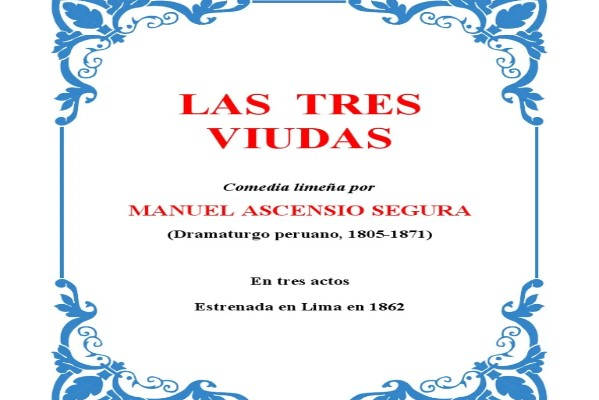 Resumen de Las Tres Viudas portada